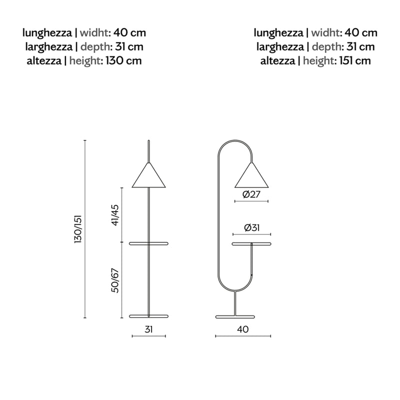 Ozz Lamp with table