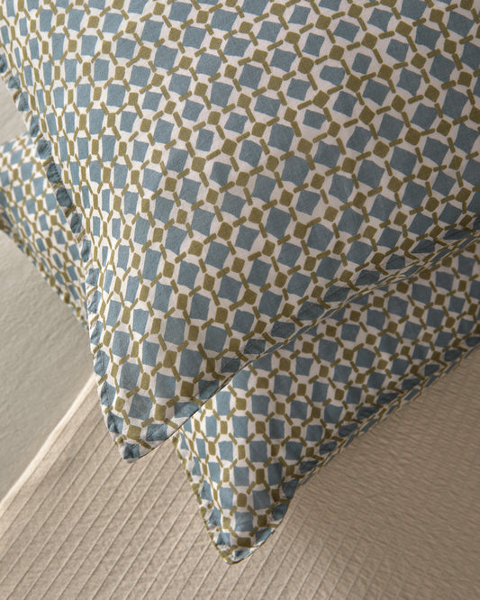 Nap Grid Pillow Cases Set
